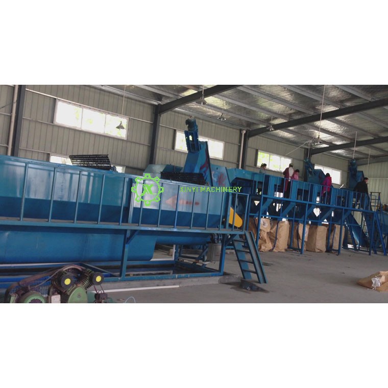 PET BOTTLE CRUSHING, WASHING AND DEWATERING RECYCLING LINE            XY09002